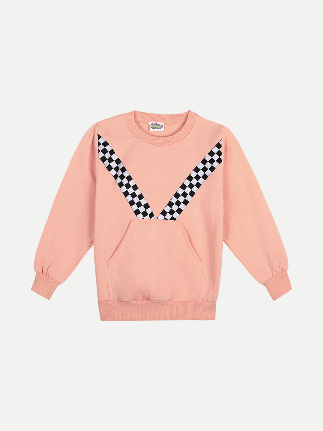 Cutiekins Pack of 2 Sweatshirt -Navy Blue & Peach
