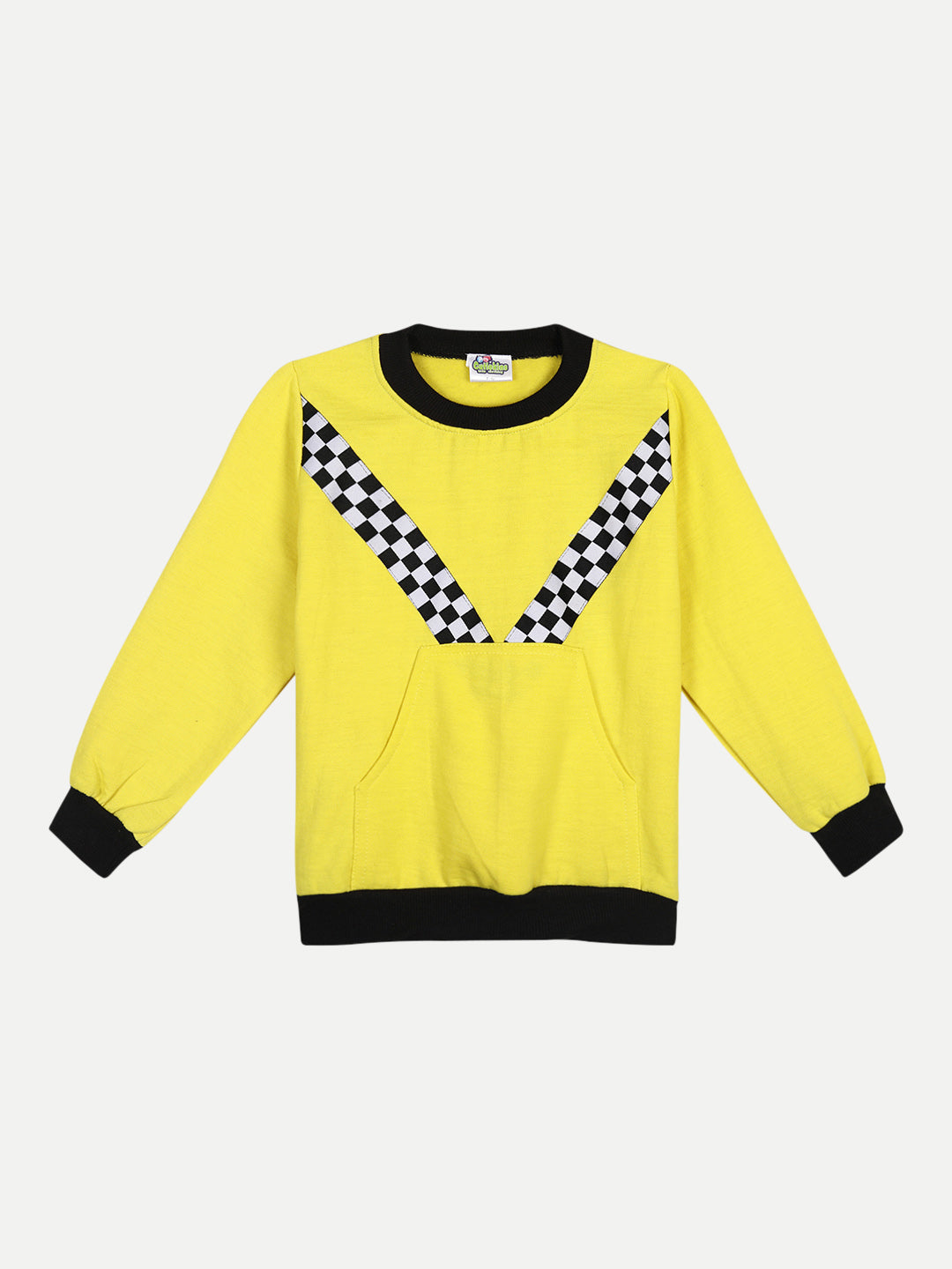 Cutiekins Pack of 2 Sweatshirt -Yellow & Royal Blue