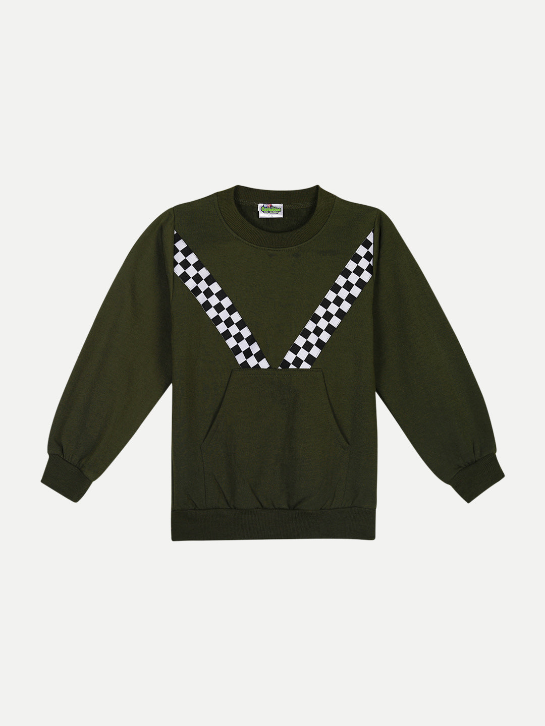 Cutiekins Pack of 2 Sweatshirt -Yellow & Mehndi Green